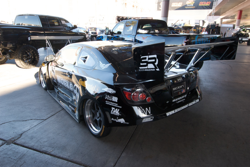 Illustration for article titled Huge Front Wing Compensates For Scion tC’s FWD